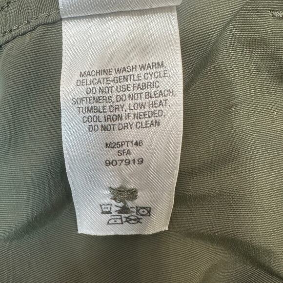 Cabela’s Convertible Hiking Cargo Pants Men 40x32 Army Green Classic Fit Zip-Off - Picture 9 of 13